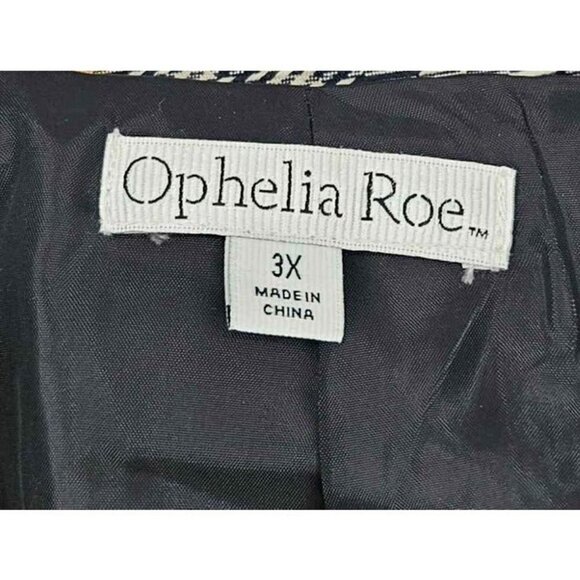 Plaid Women's Blazer Jacket - Picture 3 of 4